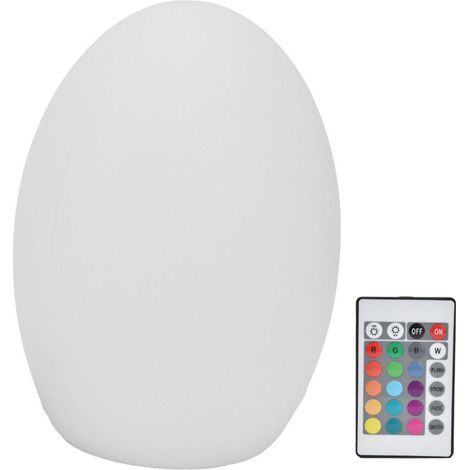Luminaire d'ambiance LED en forme d'œuf, équipé d'un éclairage RGB 16 couleurs, adapté aux karaokés, bars et restaurants