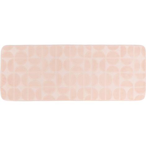 Tappeto memory in microfibra roy 45x120 cm - rosa cipria - Tendance (1/2)