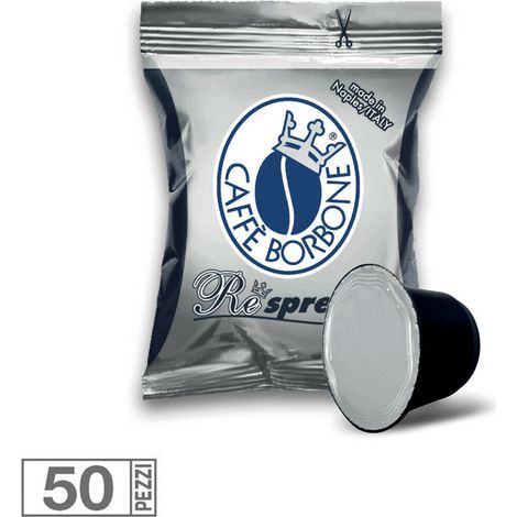 Borbone Caffè Capsule
 Nespresso - Miscela Nera - Confezione 50 Capsule -
