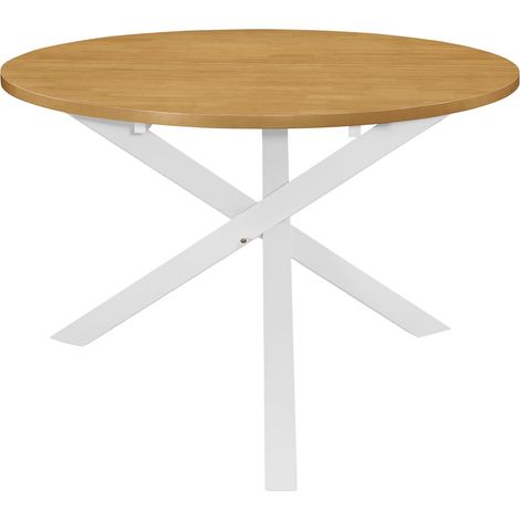 Maison Exclusive - Tavolo da Pranzo Bianco 120x75 cm in MDF