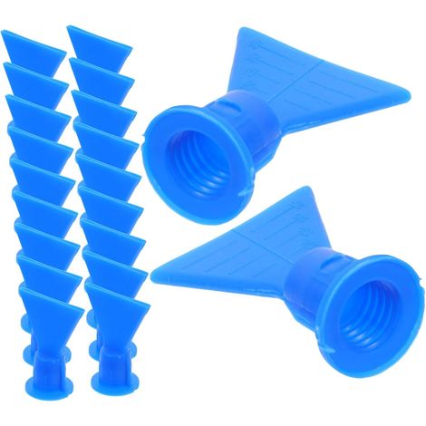 Unomor Lot de 20 embouts plats anti gouttes pour mastic d (1/5)