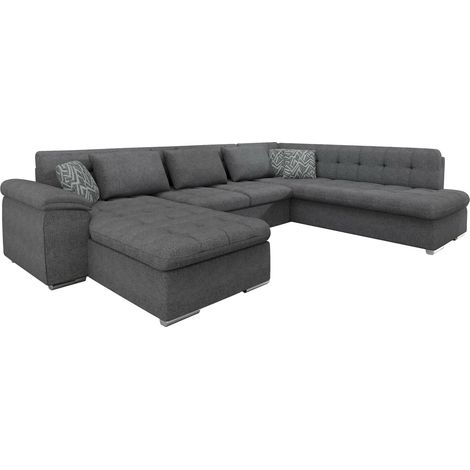 Canapé d'angle Comfivo Gemma V, Sicuro 80 + Sempre 9, Disponible, 348x205x76cm, 0 (1/5)