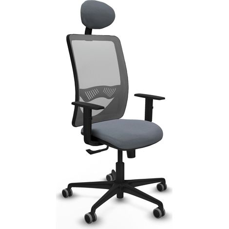 Silla de oficina piqueras y crespo Zulema gris espuma de alta densidad (1/2)