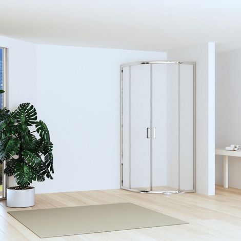 Box doccia basso 90x90cm semicircolare altezza 170cm  CHIARA CURV-Q kamalu