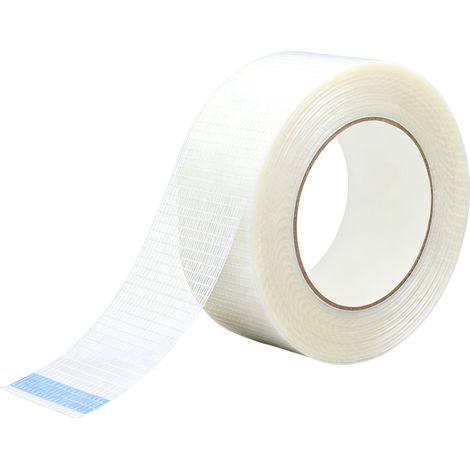 Ruban Adhésif en Fibre de Verre 50mm x 20m, Ruban Pare Vapeur avec Haute Adhérence, Ruban d‘Emballage Résistant à Abrasion, Bande Renforcée par Filament pour Freins Vapeur et Membranes de Toiture (1/5)