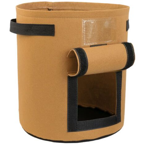 Sac de Culture pour Patates Douces et Pommes de Terre - Marron 25x30 cm (4 Gallons) (1/3)