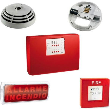 Kit Antincendio Con Centrale 1043/424 ( Urmet Cod. 1043/924 )