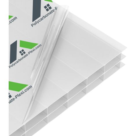 Plaque Polycarbonate Alvéolaire 16mm Opale 3500x1200mm