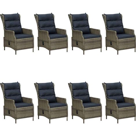 Maison Exclusive - Set da Pranzo da Giardino 9 pz Marrone (1/5)