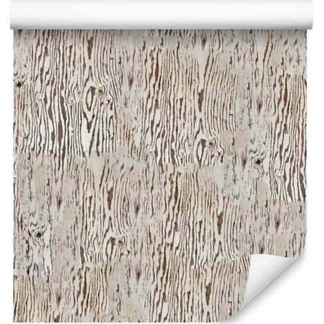 Papel pintado con estampado y delicado efecto corteza para salón y dormitorio, 50x1000 cm. (1/5)