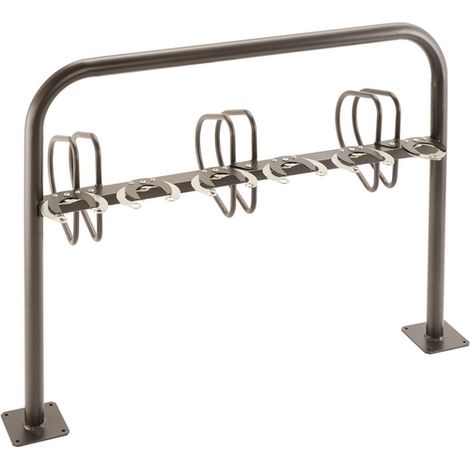 Range 6 trottinettes + 3 vélos face à face