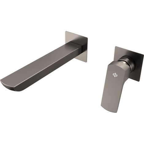 Grifo serie Marriot para lavabo empotrable Titanio (1/5)