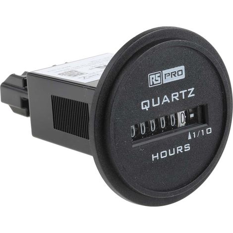 Compteur RS PRO Heures 1080 V c.c. Analogique 6 digits ( Prix pour 1 ) (1/3)