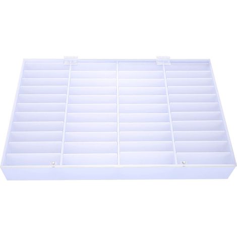 Boîte de rangement vide pour capsules d'ongles, contenant transparent pour décorations d'ongles, boîte de présentation pour faux ongles (1/5)