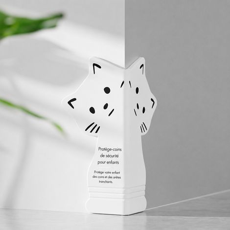 Protège-coin de plinthe et angle de mur blanc protection antichoc meuble et cadre de porte blanc 10,4 × 5,1 × 5,1 cm 24 g – Livraison gratuite