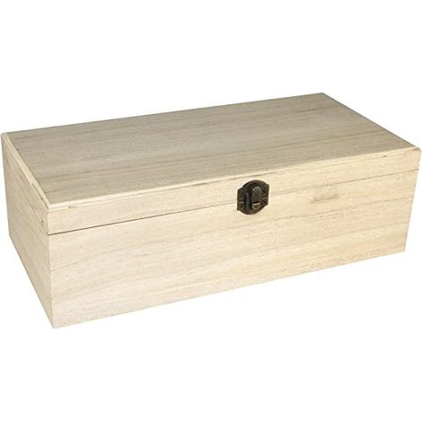 RAYHER - BOX IN LEGNO GREZZO 32x15x10CM- INTERNO CON SPECCHIO PIU CORNICE PORTAFOTO - 4 SPAZI (1/3)
