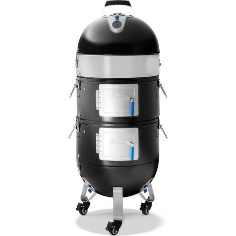 Napoleon – Fumoir 47 cm avec grilles en acier inoxydable – Thermomètre Accu-Probe – Compartiments modulables pour fumage et rôtissage (1/5)