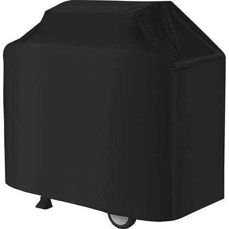 Funda para barbacoa, Tela Oxford 210D resistente a la intemperie para barbacoa, Rejilla secado ajustable cuerda viento polvo (145 x 61 x 117 cm) (1/5)