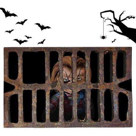 Paillasson de film effrayant d'Halloween, paillasson d'Halloween, paillasson de clown effrayant d'Halloween, paillasson intérieur ou extérieur (1/3)