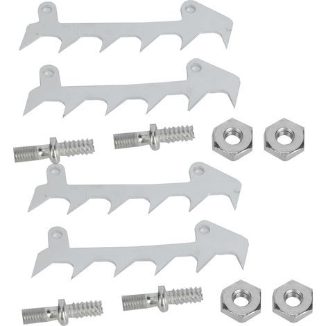 Kit de boulons et écrous pour pare-chocs de tronçonneuse Stihl 017 018 020 021 023 025 MS170 MS180 MS192T - 2 pièces (1/5)
