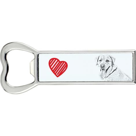Labrador Retriever I - abridor de botellas con forma de perro, abridor de nevera personalizado, regalo único para hombres de Art-Dog (1/5)