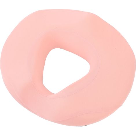 Coussin de siège en forme de donut pour chaise de bureau, coussin en mousse à mémoire de forme pour soulager les tensions au niveau du coccyx, post-partum et grossesse, rose (1/5)