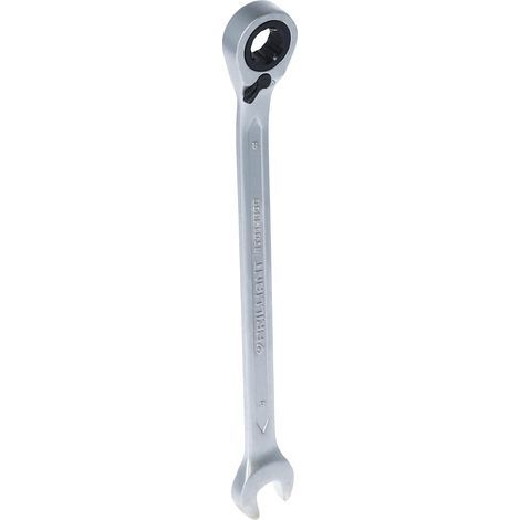 - Ratschenschlüssel - Ringschlüssel - Wendbar, 72 Zähne - Chrom-Vanadium-Stahl - Für Mechaniker und Heimwerker - Matte Chromoberfläche - 8 mm (1/5)