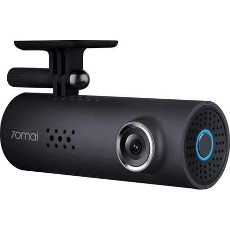 Anglais Commande vocale Voiture Dash cam, 1080p Full HD 130 degrés WiFi 128 Mo Flash Nuit Version G-capteur de Voiture caméra DVR avec Loop Record (1/5)