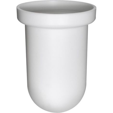 Cepillo de vidrio de plástico blanco LOGO