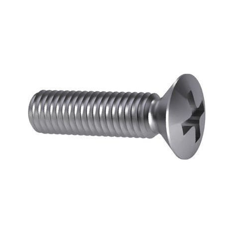 Vis à métaux M5x10 DIN 966, entraxe conique, lot de 20 (1/2)