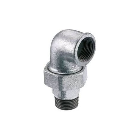 COUDE AVEC RACCORD À 90°  SIÈGE PLAT M/F Taille : 1"1/4