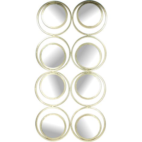 Miroir 8 bulles champagne (1/2)