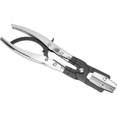 Pince à sertir universelle pivotante à mâchoires à cliquet pour tuyaux de liquide de refroidissement de radiateur et de frein automobile, 30,5 cm (12 po) (1/5)