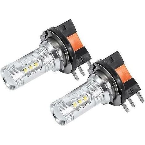 stücke 80w H15 Led-lampe Auto Scheinwerfer Weiß (1/4)