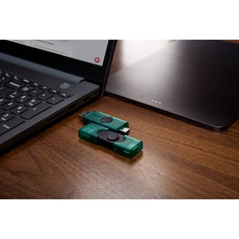 Memoria USB Kingston DTDEG2/128GB 128 GB Negro Verde (1/2)