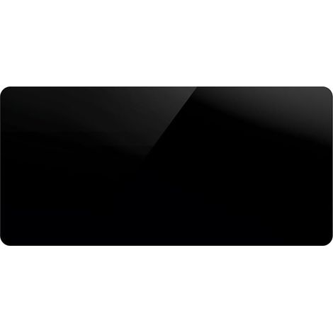 Radiateur Électrique LEONA Verre 2000W Noir - Inertie Céramique (1/5)