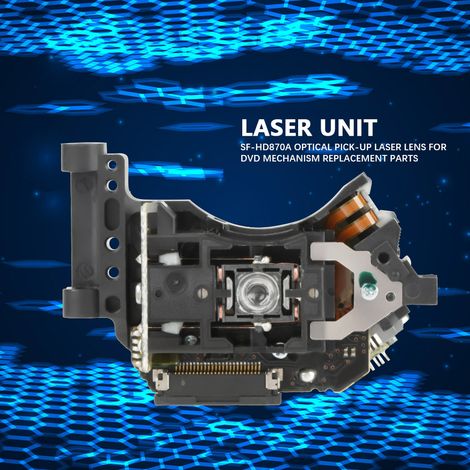 Lentille laser de tête de lecture optique SF-HD870A pour pièces de rechange de mécanisme de lecteur DVD