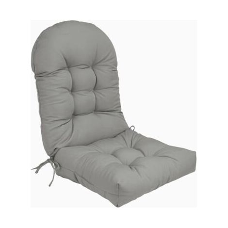 Fauteuil de Jardin d’Extérieur Imperméable en Rotin – Design Dôme à Dossier Haut avec Coussin Décoratif (1/4)