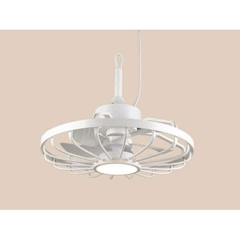plafoniera led con ventilatore "oslo" bianco 2250 lm 51 cm