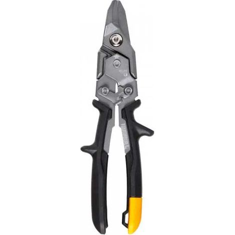 Toughbuilt – Cisaille à tôle 60mm – Coupe acier laminé à froid et inox – Verrouillage d'une main – Lames forgées pour durabilité (1/6)
