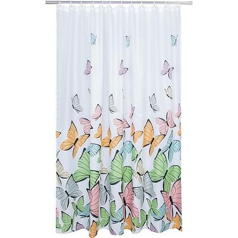 Rideau de douche ENISA 100% polyester 1800 x 2000 mm, 12 œillets (1/2)