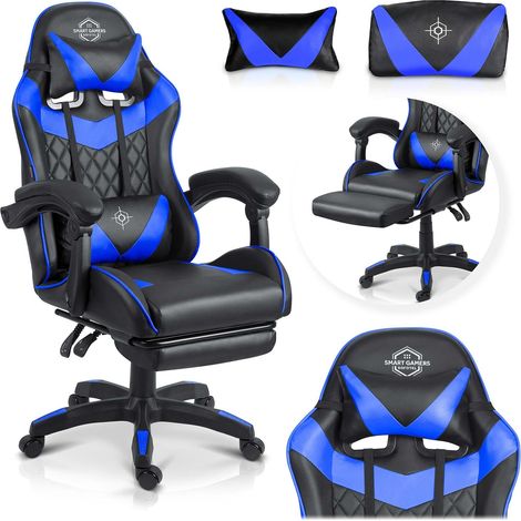 Sedia da gaming Sofotel Draknor II nera e blu