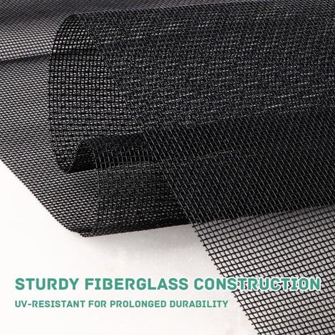 Irovami Moustiquaire anti-animaux 1,2x2,5 m,Fibre de verre renforcée, résistante aux griffes, pour portes coulissantes, balcons et terrasses (1/5)
