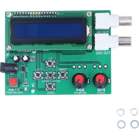 Générateur de signaux DDS module onde sinusoïdale carrée dent de scie triangle 1‑65534Hz DC 7‑9V kit (1/5)