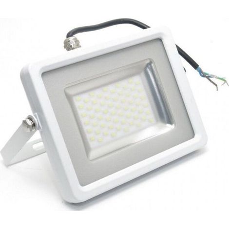 V-tac SMD LED-Strahler 10W 20W 30W 50W 100W Ultraflach Außenbeleuchtung Weiß 10 Watt (1/3)
