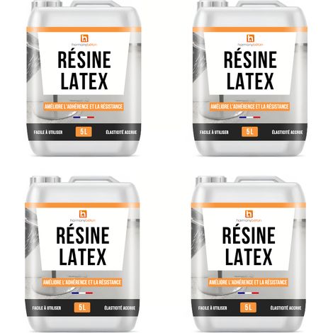 Résine d'accrochage pour béton et mortier - Résine Latex - 4 x 5L - Harmony Béton