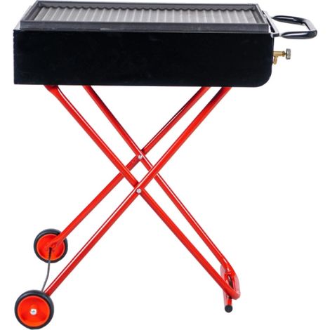 barbecue a gas pieghevole arnold con ruote 73x43x74 cm (1/4)