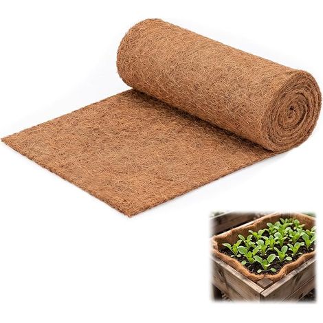Tapis en coco 25 x 200 cm Protection d'hiver pour plantes (1/5)