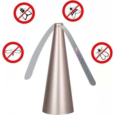 Ventilatore antizanzare, ventilatore antimosche per tavoli da interno ed esterno, ventilatore antizanzare (1/5)