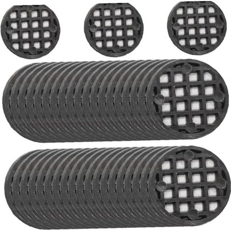 200 Pcs Pavé en Maille De Poot À Fleurs, Bonsai De Drainage De Drainage Mâles Sculpteurs De Grille De Pot De Grille Inférieure Joint Respirant (1/5)